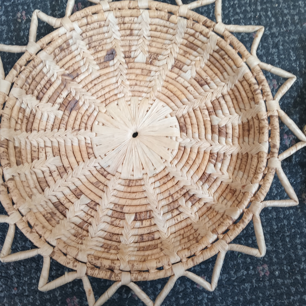 Natural Woven Rattan Coasters